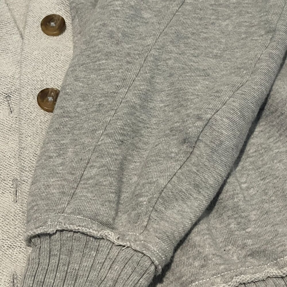 Aerie Gray Knit Cardigan Sweater - Soft & Cozy Open Front - Size Small - Picture 8 of 8